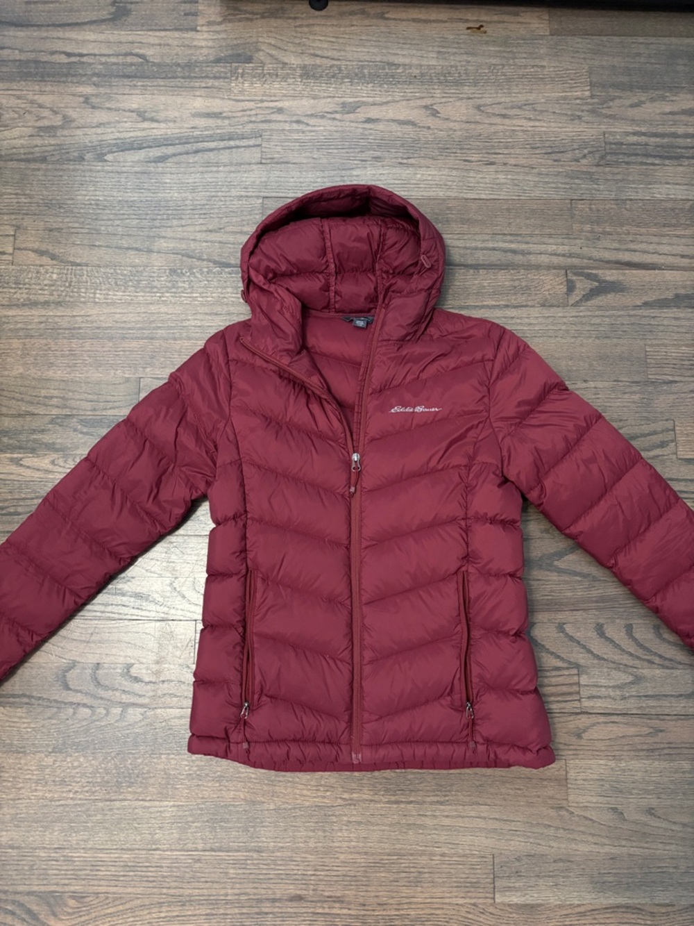 Eddie Bauer Maroon Quilted Jacket